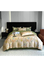 Green Botanical Bedding Set