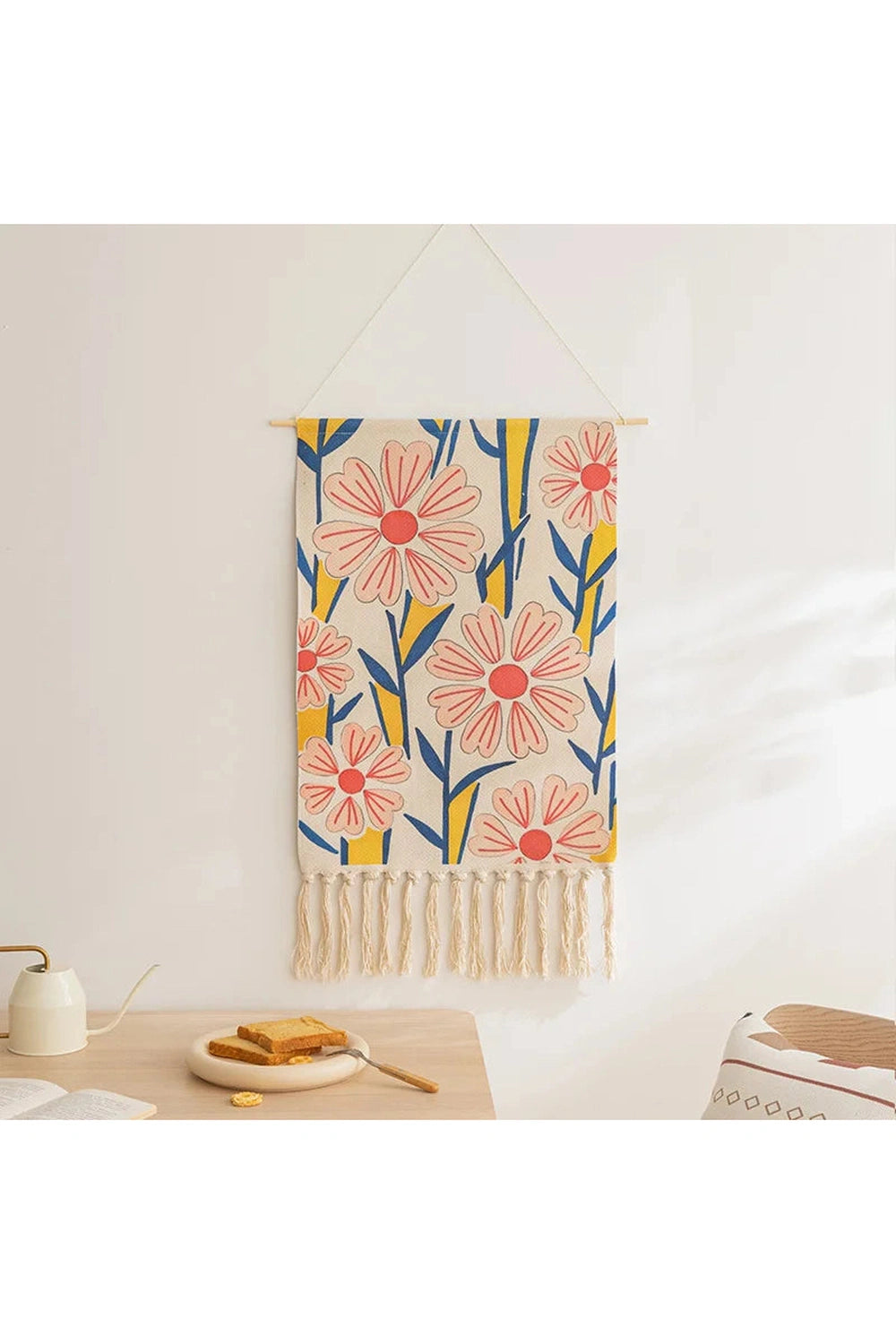 Bohemian Floral Wall Tapestry