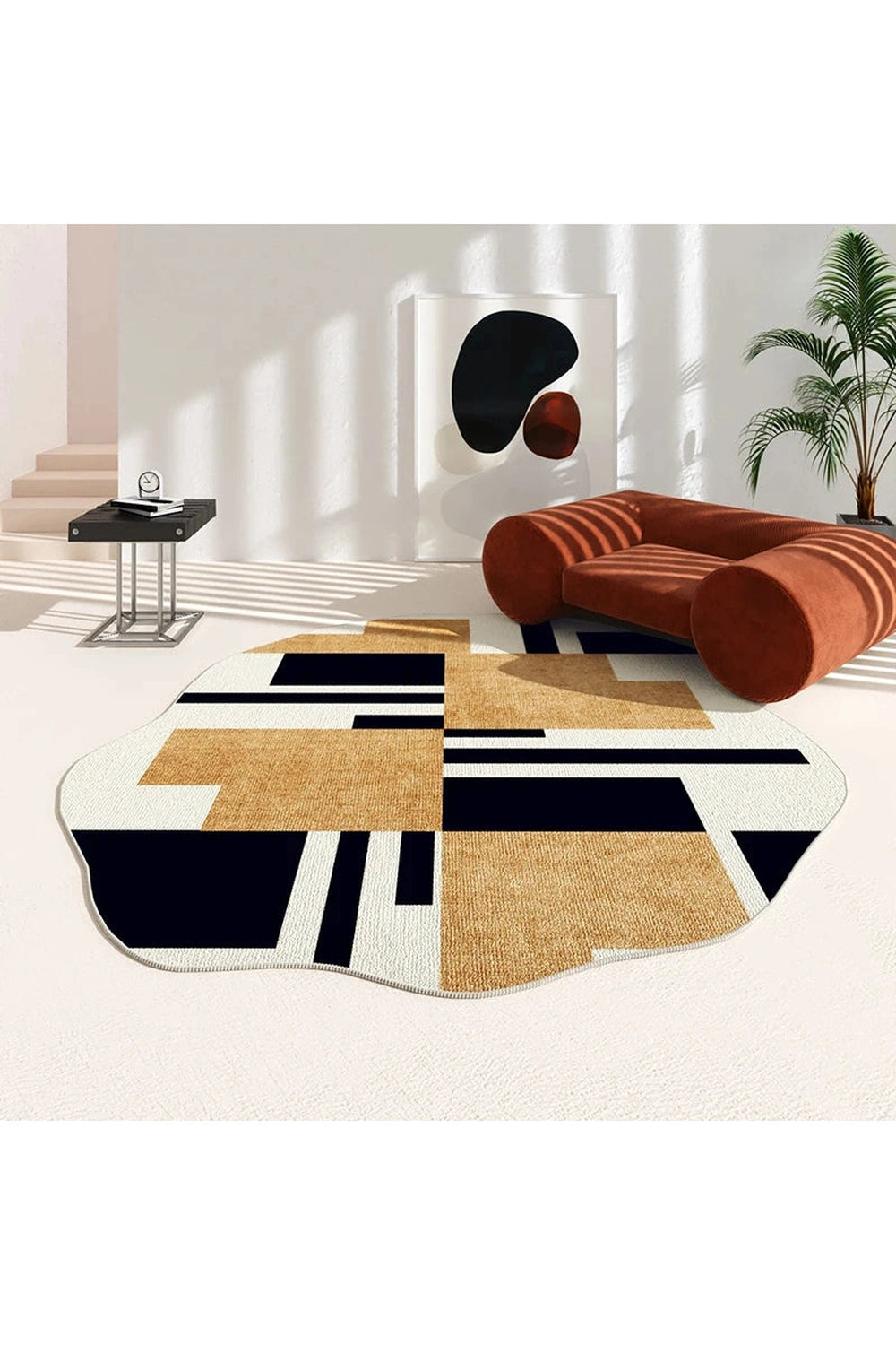 Desert Wave Abstract Area Rug