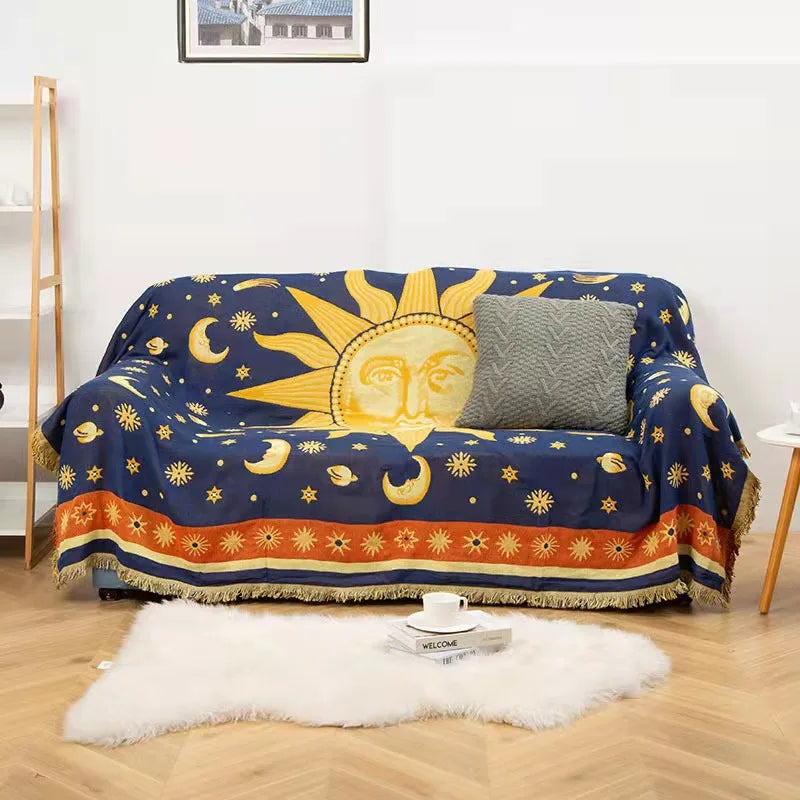 Mystic Sunburst Throw Blanket