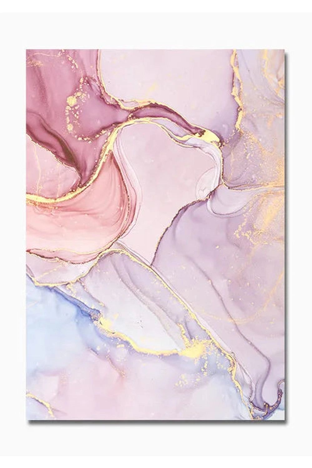 Pink Marble Canvas Poster