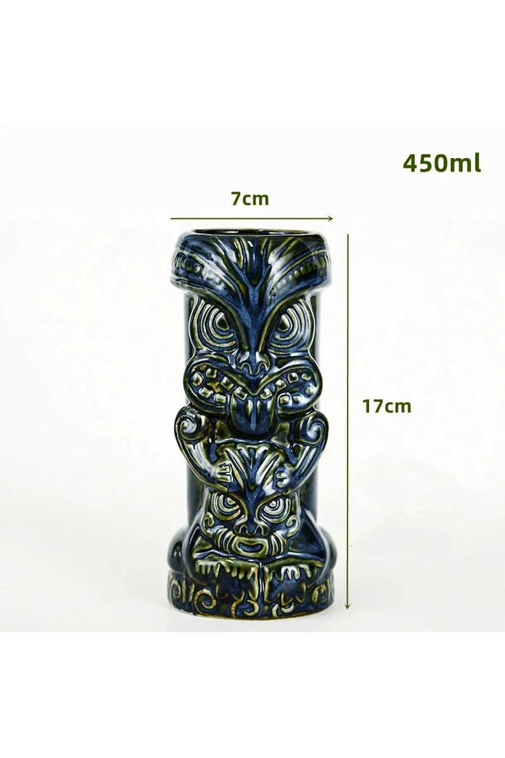 Ceramic Tiki Cocktail Mug