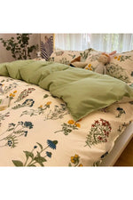 Floral Korean Romantic Bedding Set