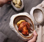 Rustic Pebble Snack Bowls