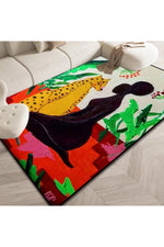 Y2K Leopard Lounge Rug