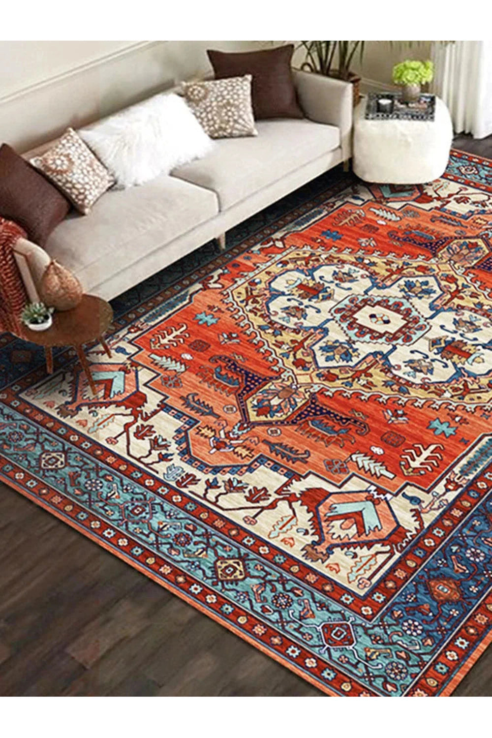 Vintage Boho Medallion Rug