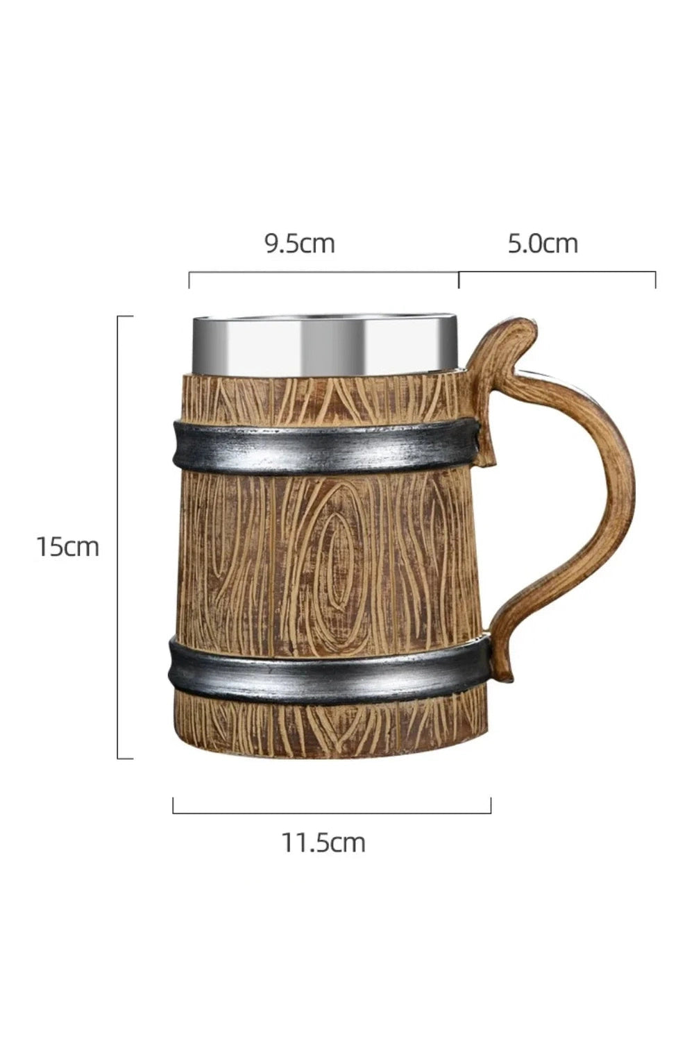 Viking Style Beer Mug