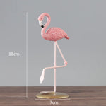 Resin Pink Flamingo Figurine