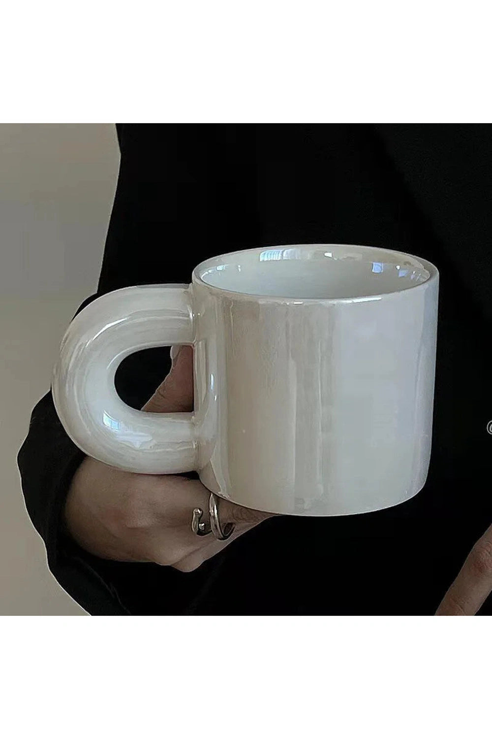 Korean Pearl White Mug