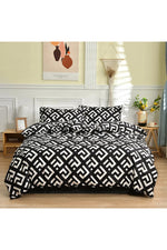 Monochrome Double Bedding Set