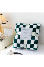 Cozy Checkered Fleece Blanket