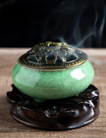 Jade Serenity Incense Burner