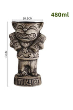 Ceramic Tiki Cocktail Mug