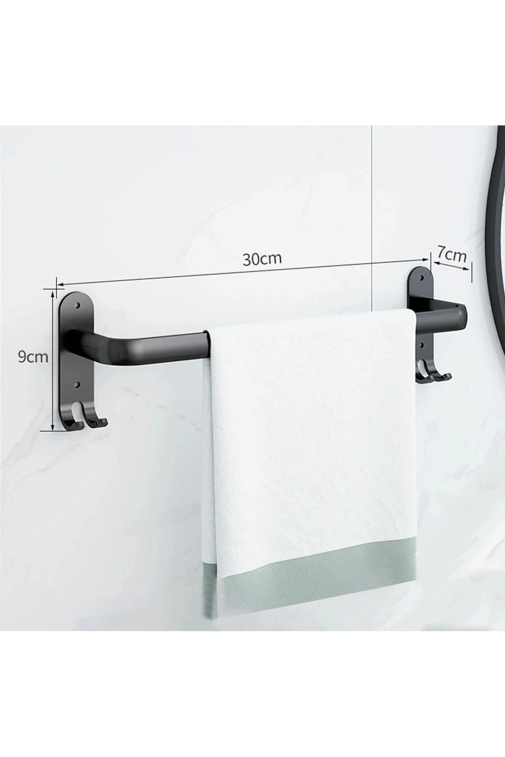 Space-Saving Towel Shelf