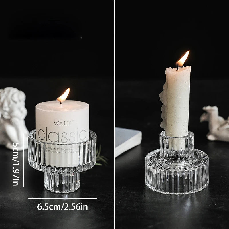 Creative Transparent Candle Holder