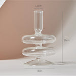 Crystal Aura Taper Candle Holders