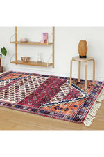 Bohemian Sunrise Geometric Rug