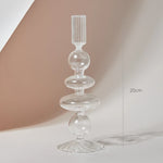 Crystal Aura Taper Candle Holders