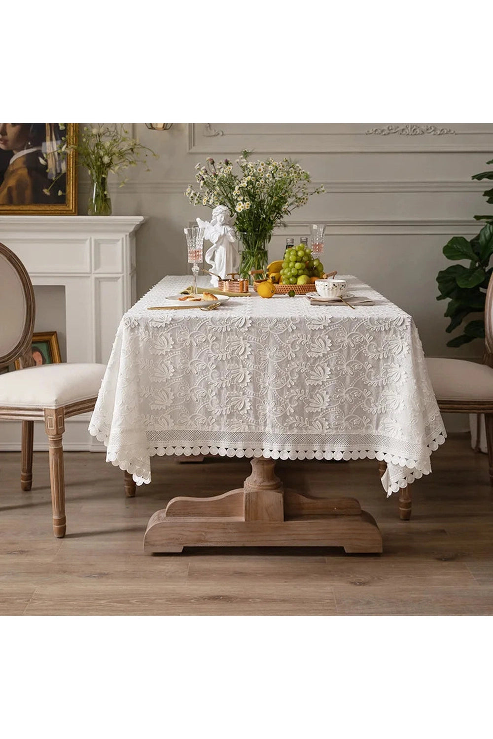 Vintage Lace Elegance Tablecloth