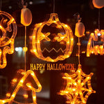 Glowing Halloween LED Window Lights