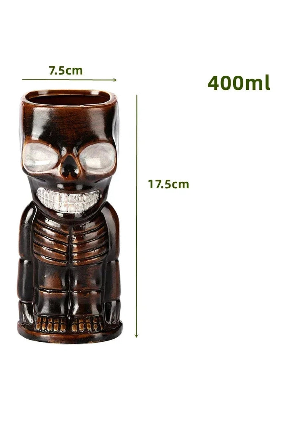 Ceramic Tiki Cocktail Mug