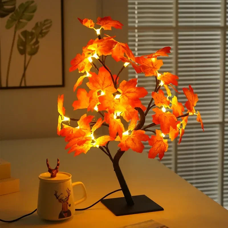 Autumn Glow Maple Tree Lamp