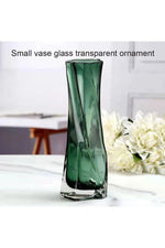 Twisted Art Glass Vase