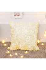 Romantic 3D Rose Pillow Case