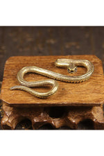 Copper Snake Mini Statue