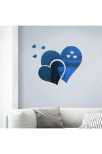 Heart Mirror Wall Stickers