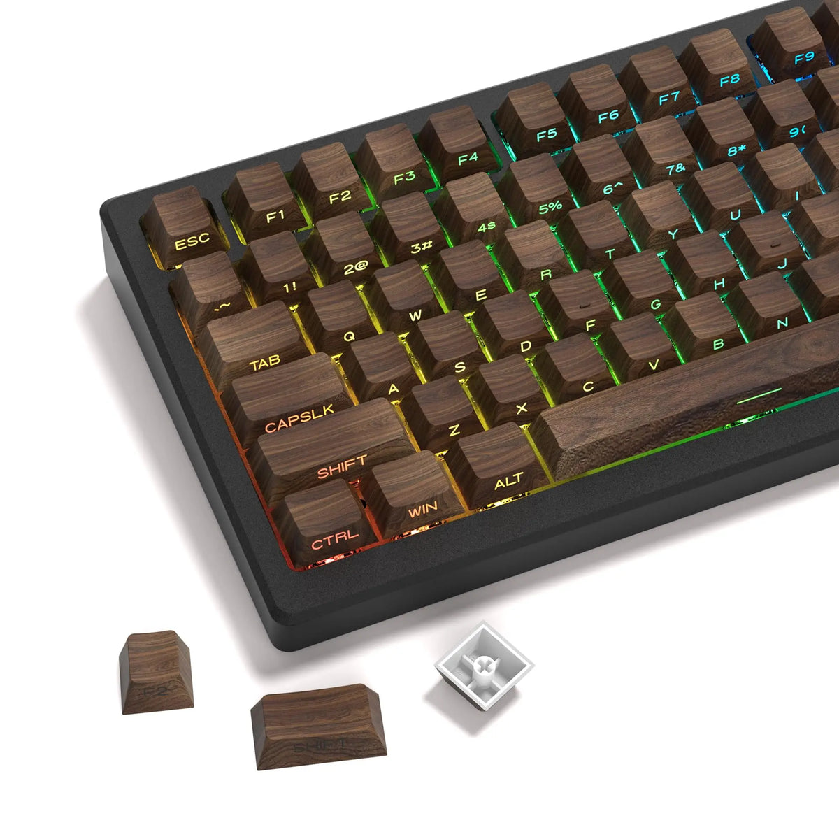 Wood Grain Keycaps