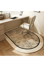 Tranquil Workspace Oval Rug