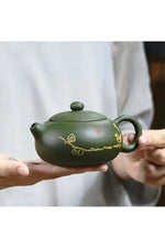 Green Clay Teapot