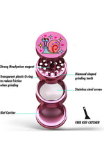 Snail Pattern Pink Grinder