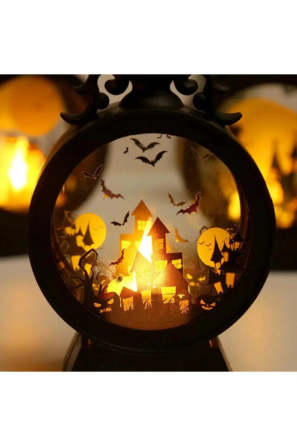 Haunted Halloween Witch Lantern Set