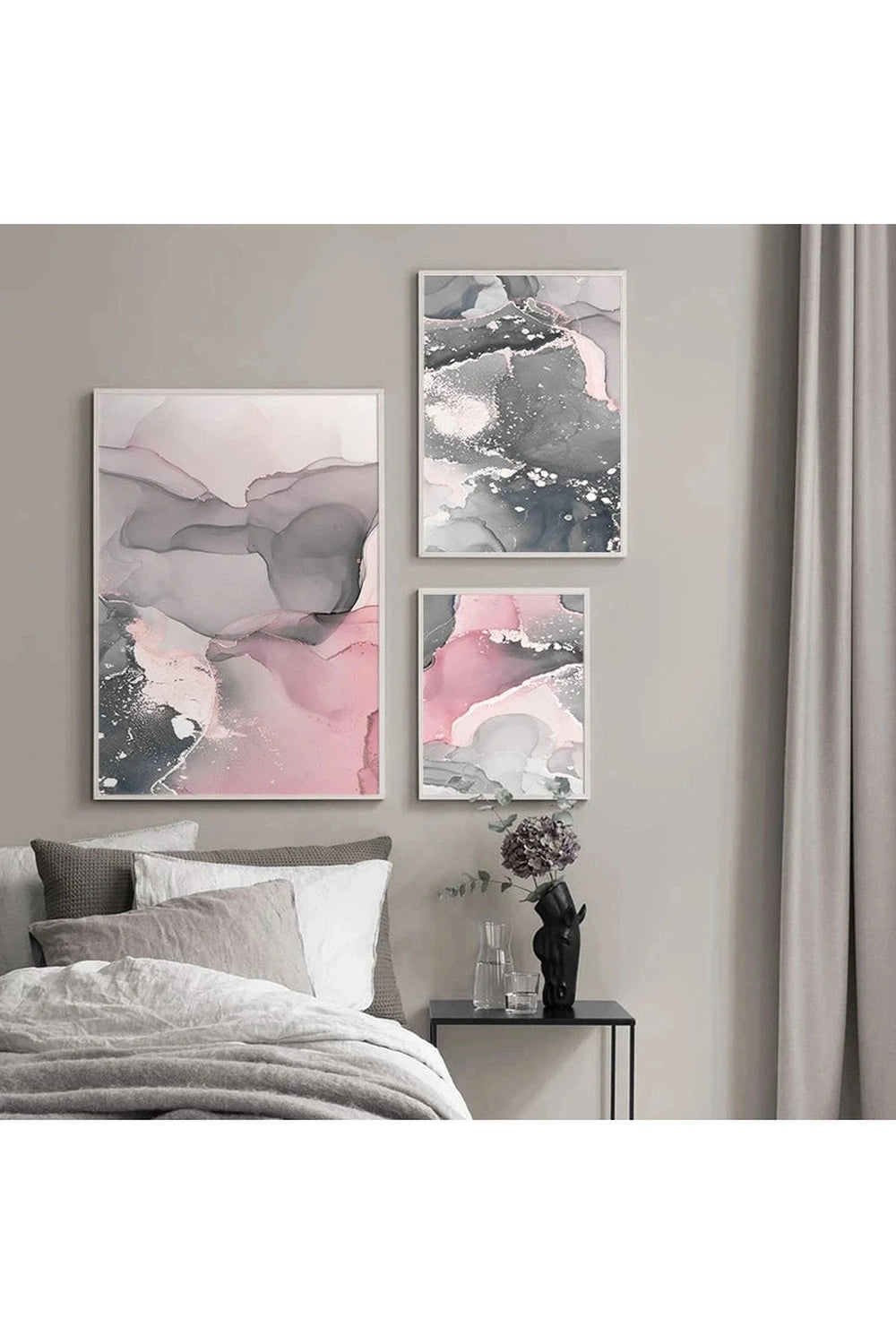 Pink Marble Canvas Poster