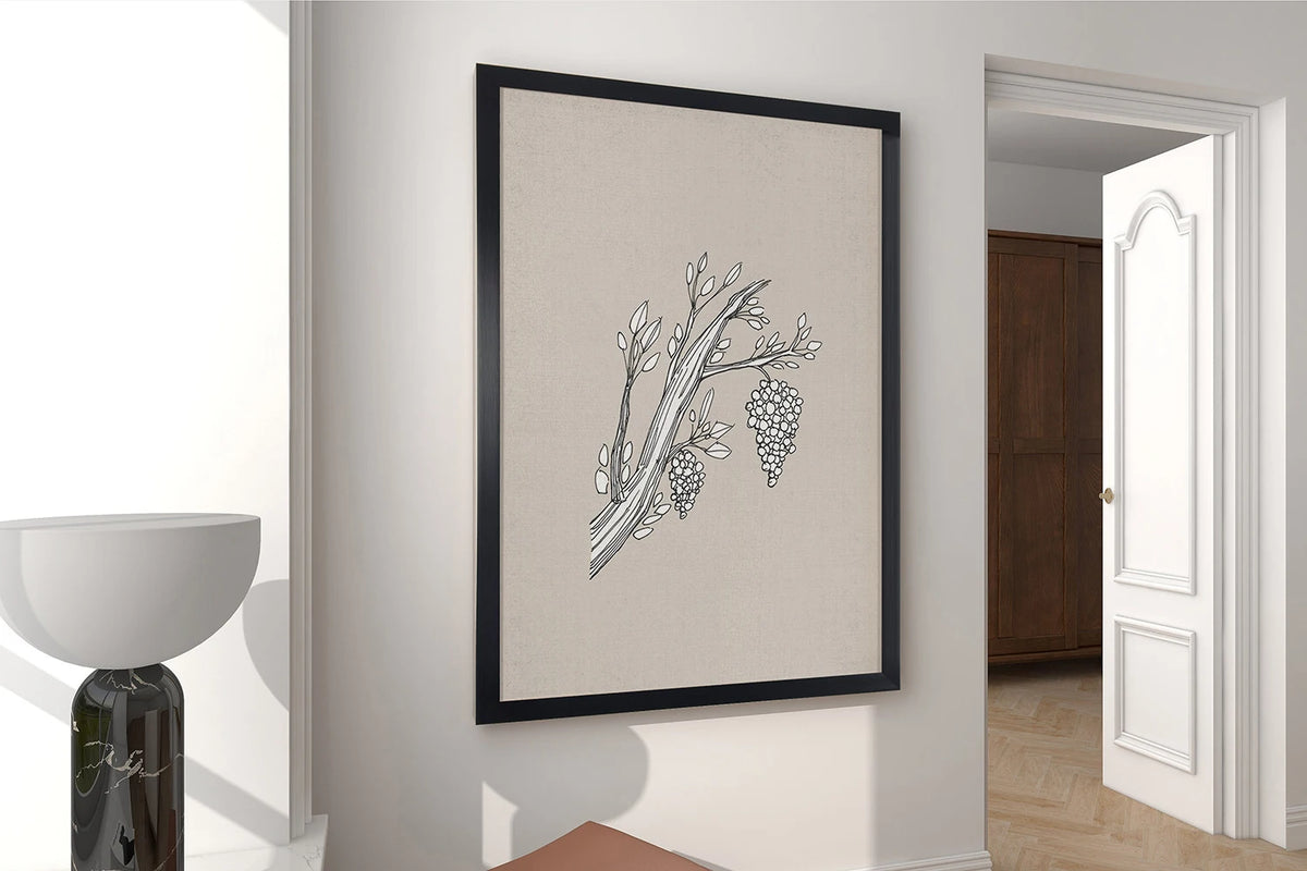 Vine and Branches Canvas Poster