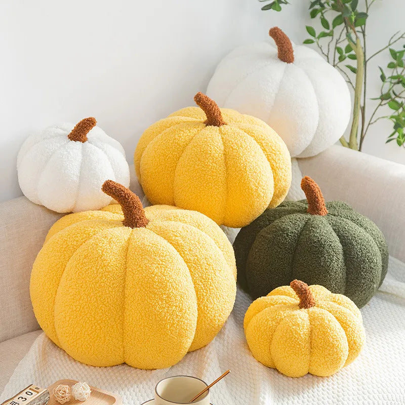 Pumpkin Plush Halloween Cushion