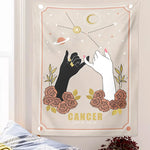 Pink Horoscope Tapestry