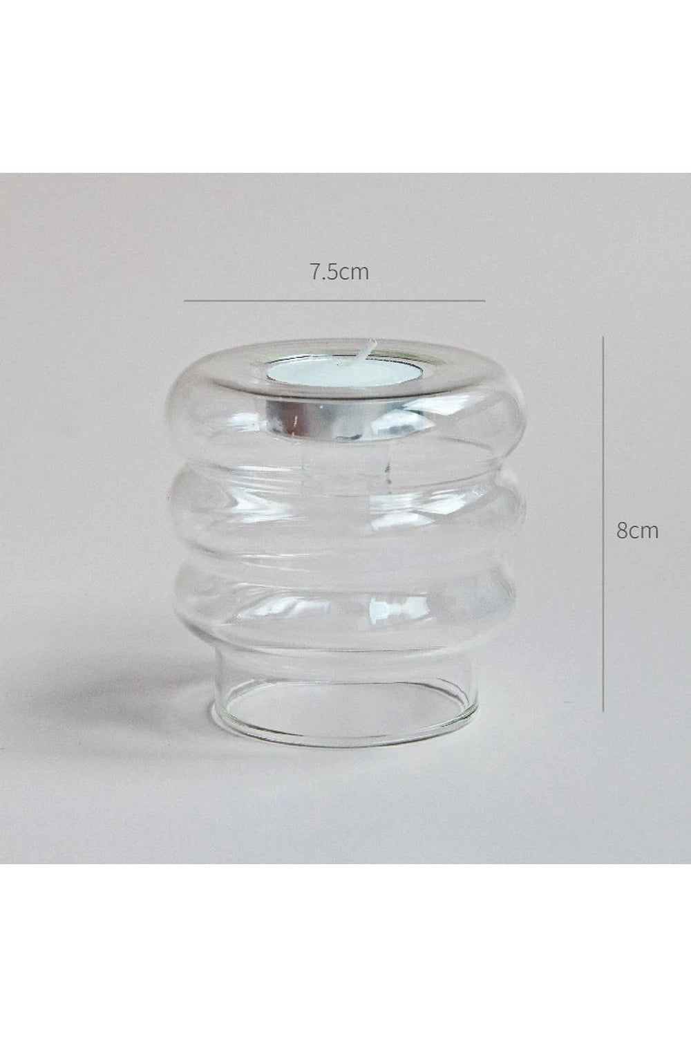 Clear Modern Glass Vase