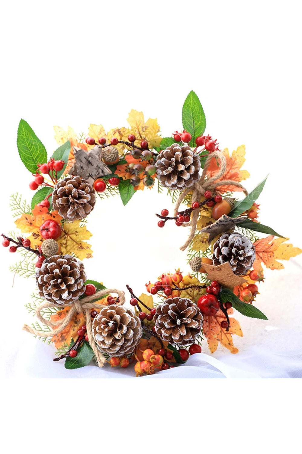 Halloween Harvest Pumpkin Wreath