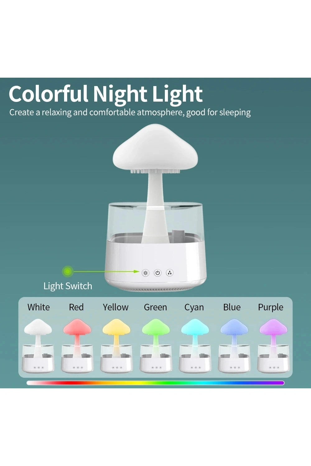 Electric Mushroom Rain Humidifier