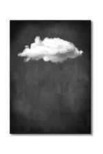 Abstract Green Cloud Canvas Poster