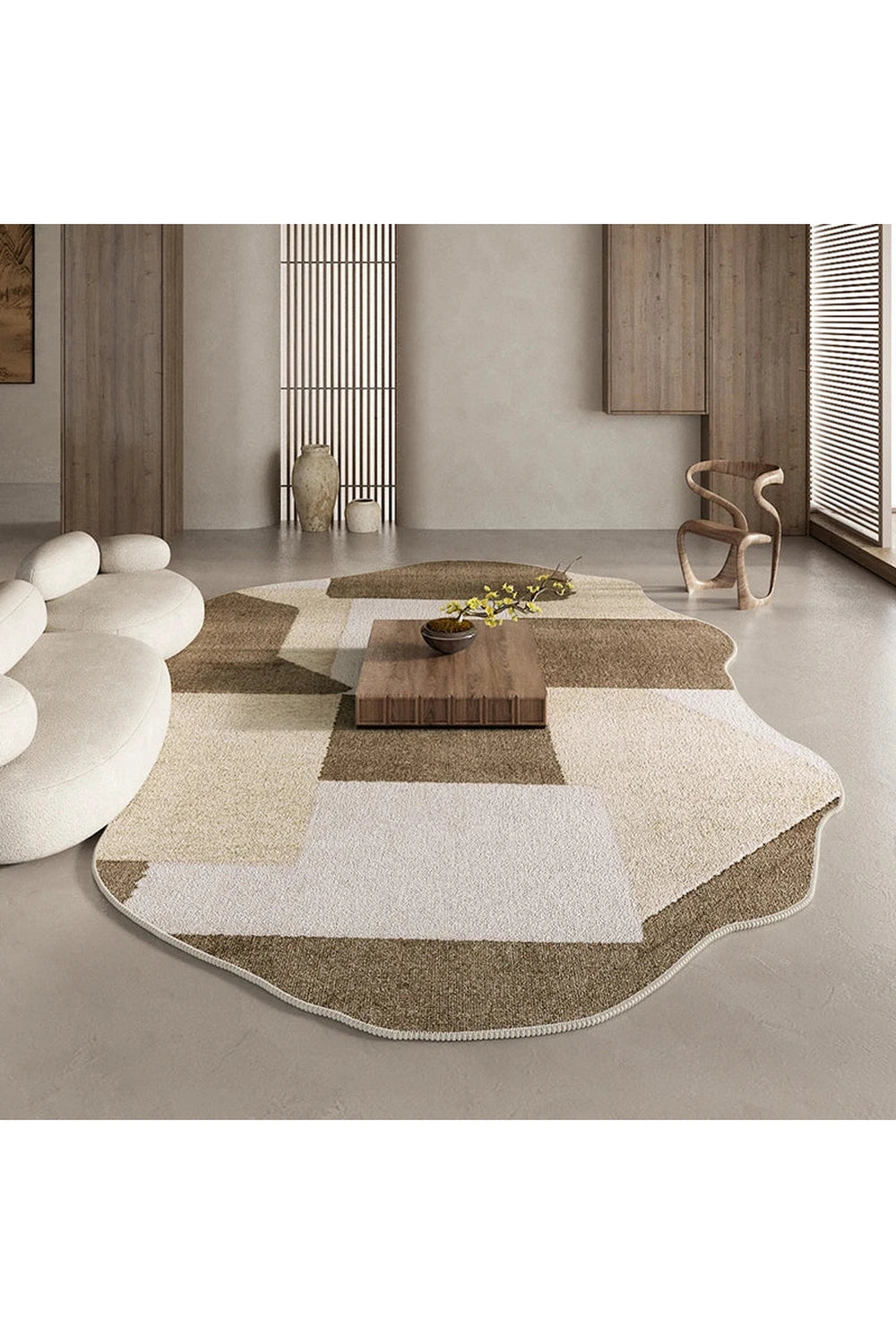 Geometric Sand Dune Rug