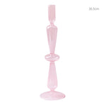 European Glass Candle Holder