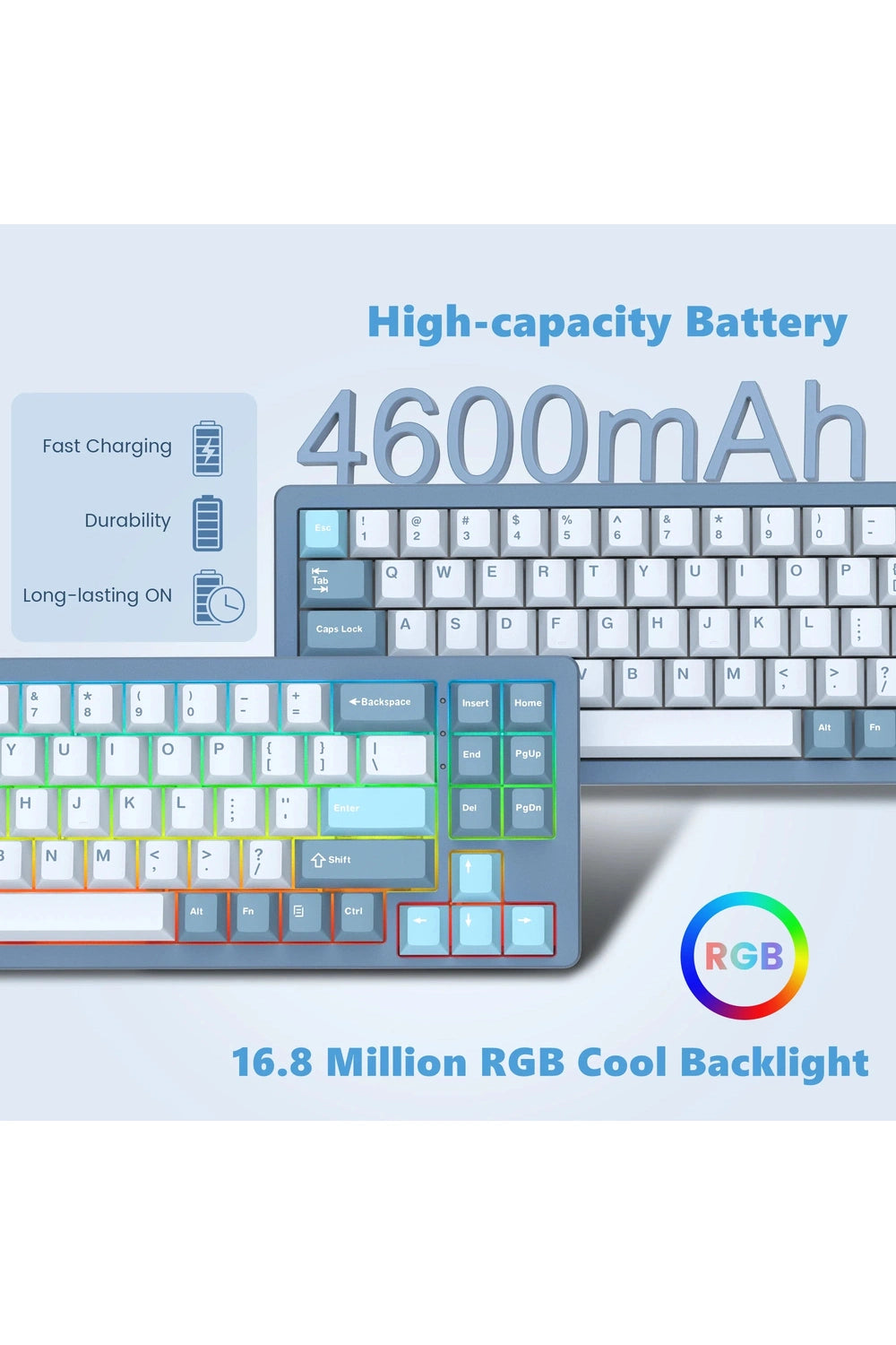 Tri-Mode Aluminum Mechanical Keyboard