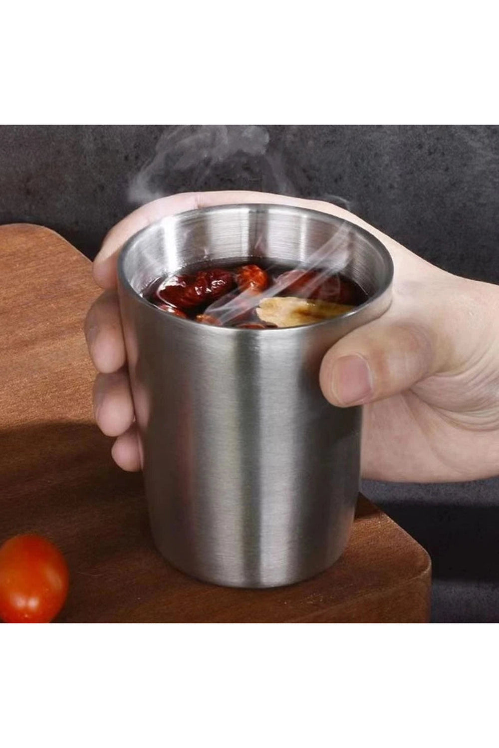 Double-Wall Steel Mug