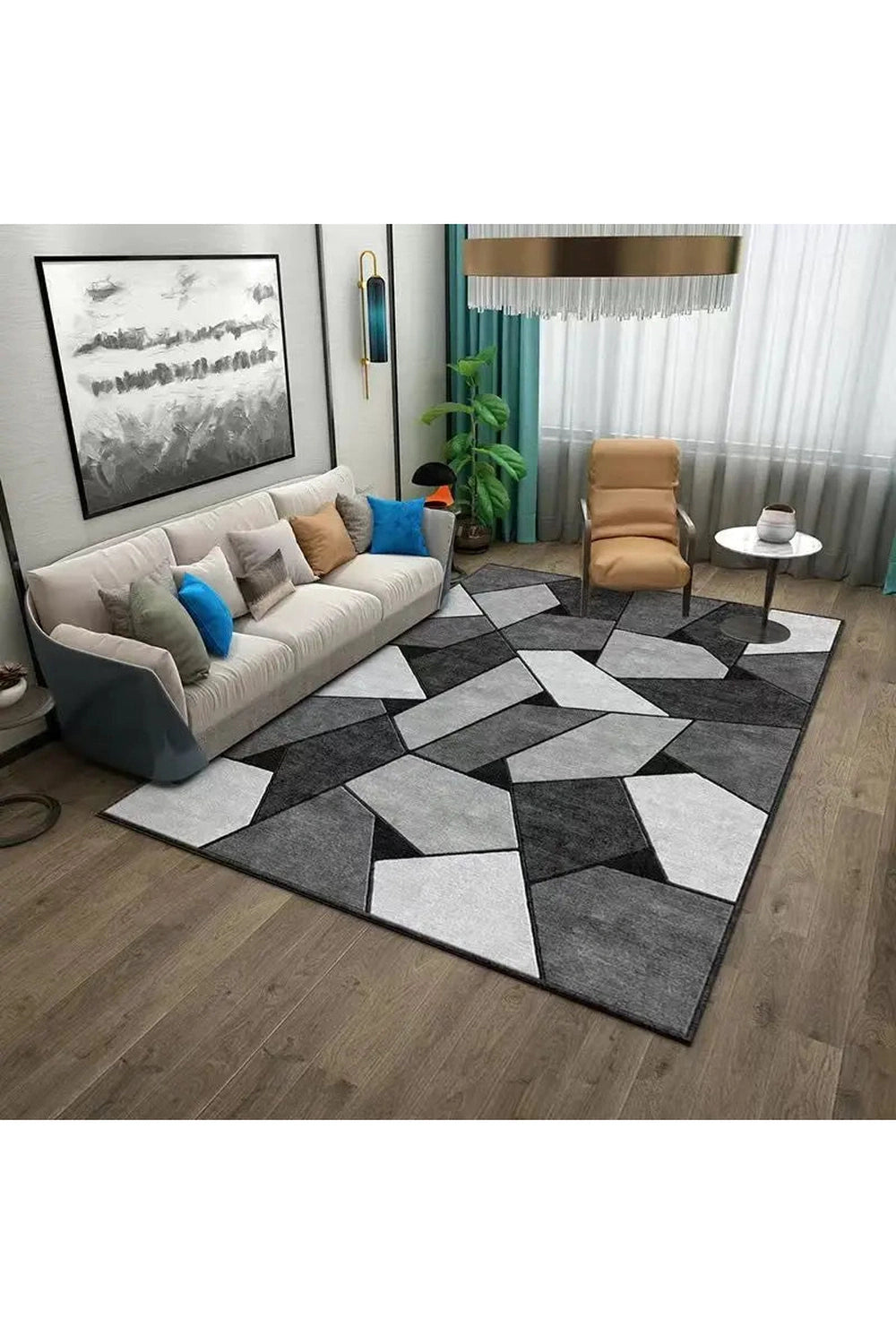 Modern Geometric Area Rug