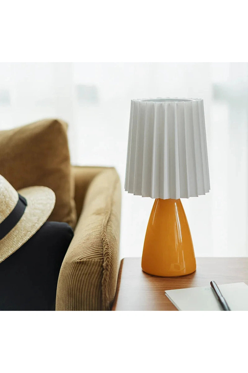 Milkshake LED Pleated Night Lamp