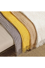 Sand Dunes Textured Throw Blanket